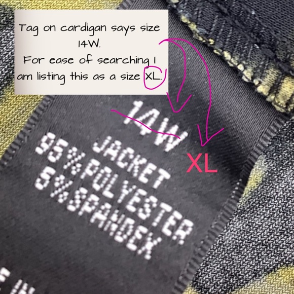 AGB OPEN LEOPARD CARDIGAN - Picture 6 of 10